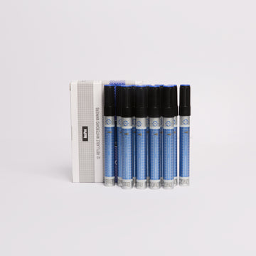 12 Blue Refillable Whiteboard Markers