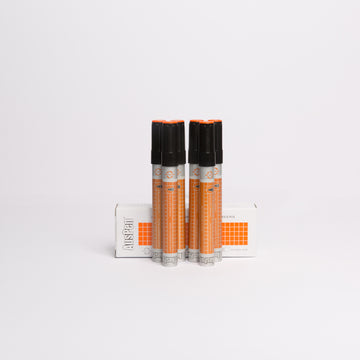 6 Orange Refillable Whiteboard Markers