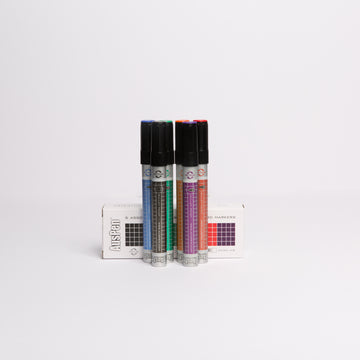 6 Assorted Refillable Whiteboard Markers