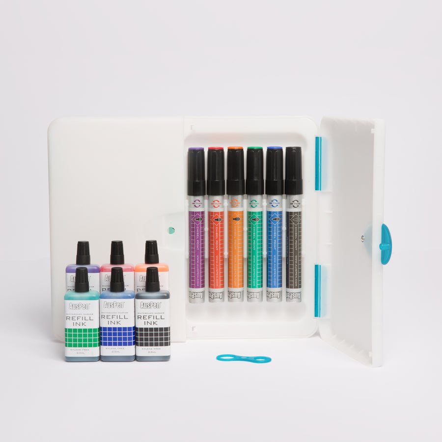 All-In-One Markers and Refills Pack - Chisel Nib